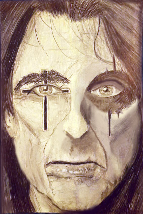 Alice Cooper Drawing