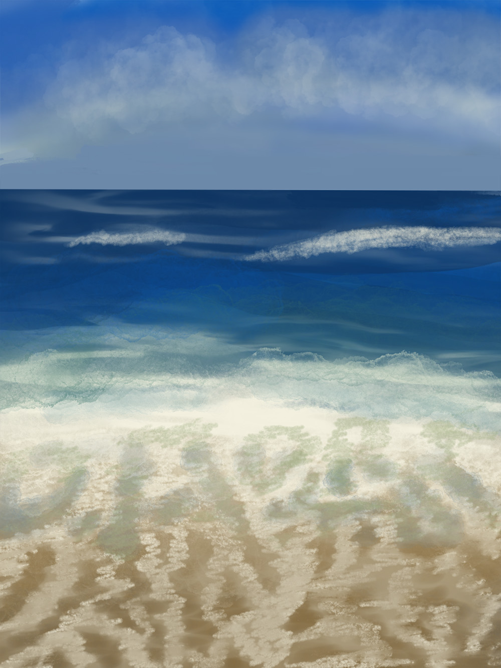 Drawing of the Beach